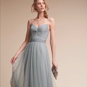 BHLDN Tinsley Blue Bridesmaid Dress by Waters